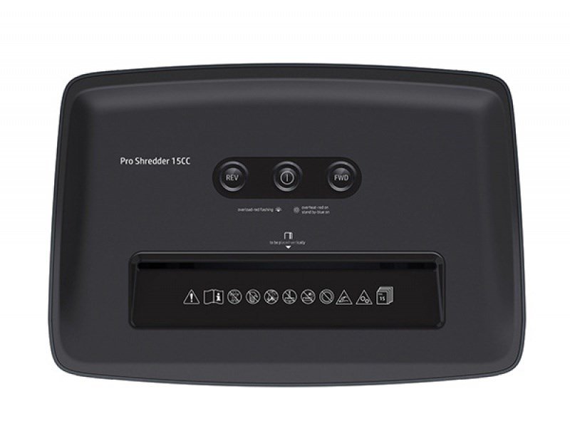 HP PRO SHREDDER 15CC 20L papirmakulator Mikromakulering #4