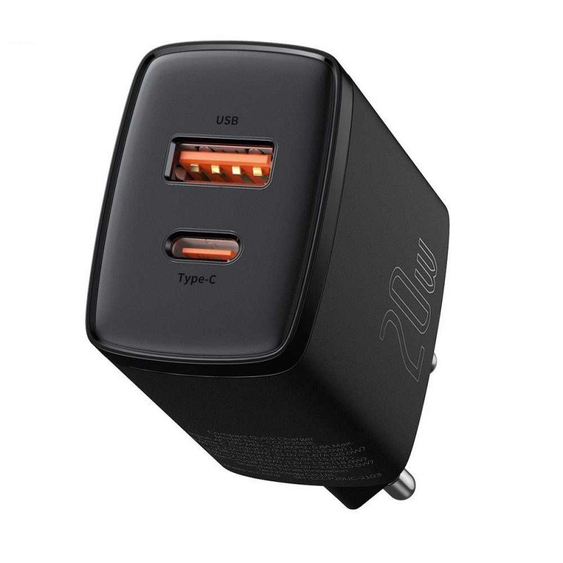 Baseus CCXJ-B01 oplader til mobil enhed Universel Sort Vekselstrm Hurtig opladning Indendrs #1