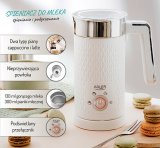 Adler AD 4494 Mlkeskummer og varmeapparat Automatisk Metallic, Hvid #15