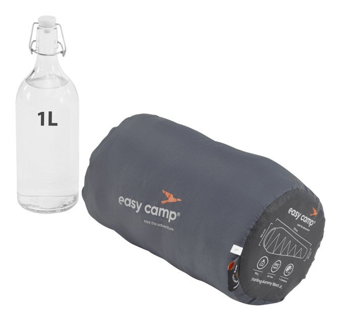 Easy Camp Starling Mummy Black Jr. Voksen & brn Mumietaske Polyester Sort #4