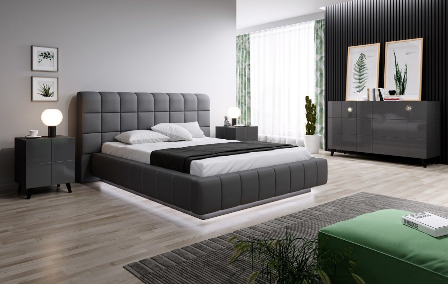 Cama REJA SZF GR sengelampe & sengebord 1 skuffe(r) Grafit #7