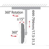 Techly ICACPLB906 94 cm (37