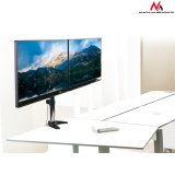 Skrivebordsholder til to LCD-skrme Maclean MC-714 13-27