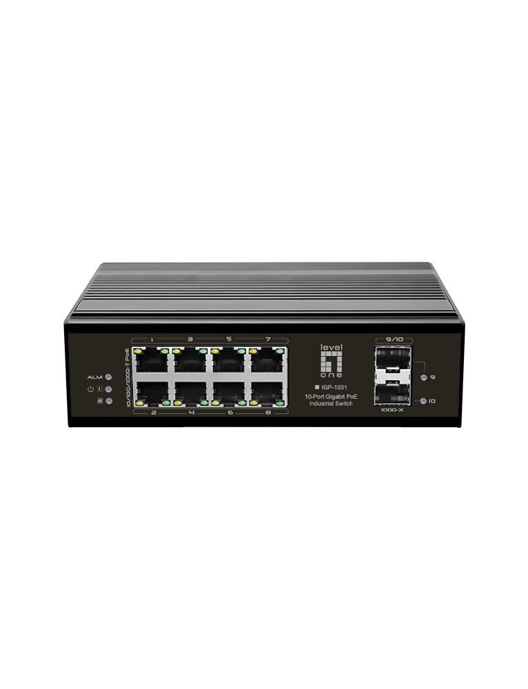 LevelOne IGP-1031 netv�rksswitch Gigabit Ethernet (10/100/1000) Str�m over Ethernet (PoE) Sort #1