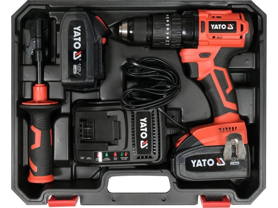 Yato YT-82791 bor 2100 rpm Nglefri 1,4 kg Sort, Rd #8