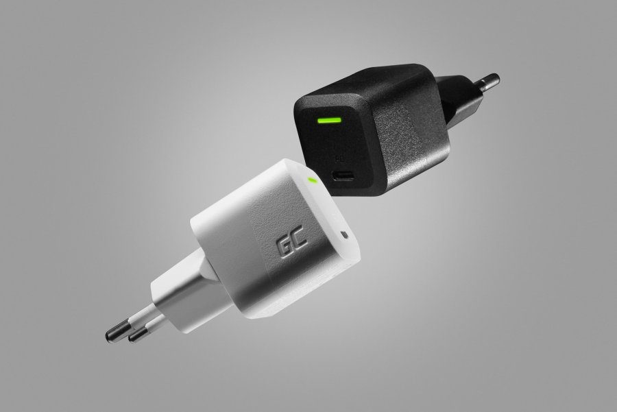 USB Charger Green Cell PowerGaN 33 W PD 3.0 QC 3.0 1x USB-C white #9
