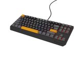 GENESIS Thor 230 TKL tastatur Spil USB + RF Wireless + Bluetooth QWERTY Sort, Gr, Orange #1