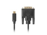 Lanberg CA-CMDV-10CU-0018-BK videokabel adapter 1,8 m USB Type-C DVI-D Sort #2