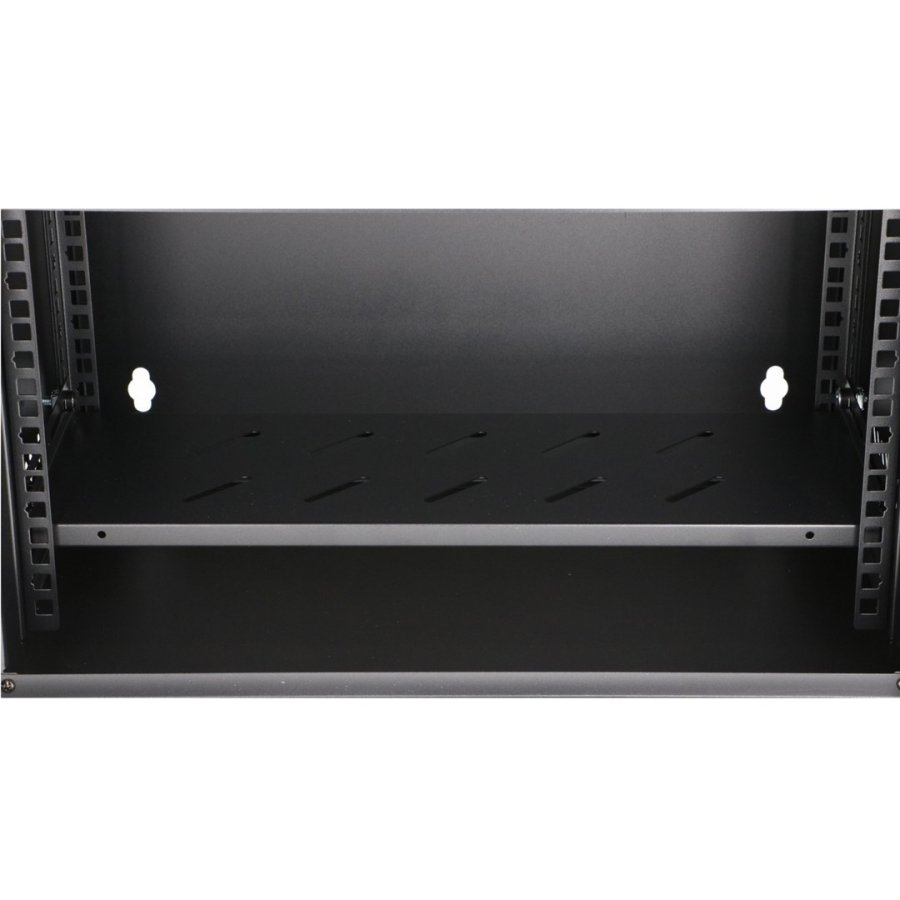 Extralink LITE 6U 530X400 WALL-MOUNTED RACKMOUNT CABINET BLACK Fritst�ende/v�g-/gulvmonteret stativ Sort #8