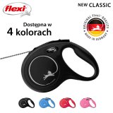Flexi New CLASSIC 5 m Sort Hund Fleksibel hundesnor #4