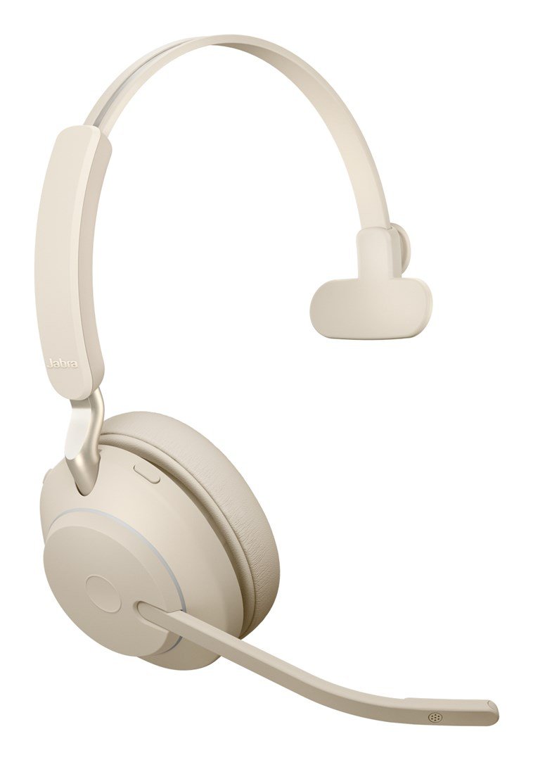 Jabra Evolve2 65 Headset Tr�dl�s Kontor/Callcenter USB Type-A Bluetooth Beige #4