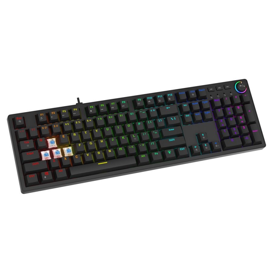 SAVIO STYX Clavier mcanique Outemu Peach Silent, Hot Swap, RGB #6