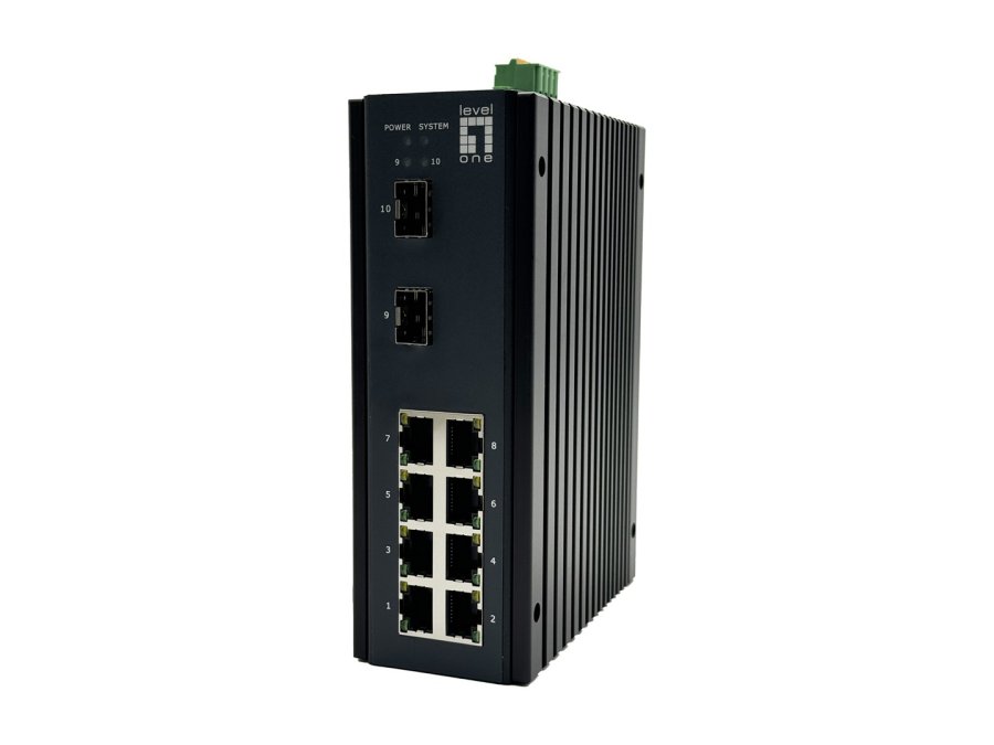 LevelOne IGU-1071 netv�rksswitch Administreret L2+ Gigabit Ethernet (10/100/1000) Sort #1