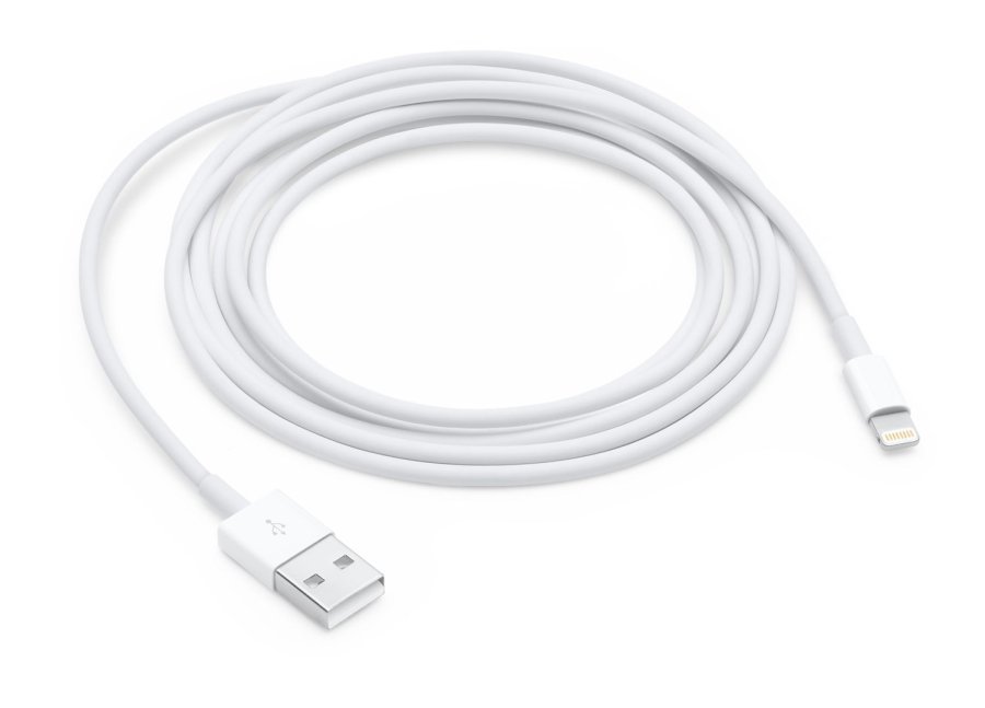Apple Lightning - USB 2 m Hvid #1