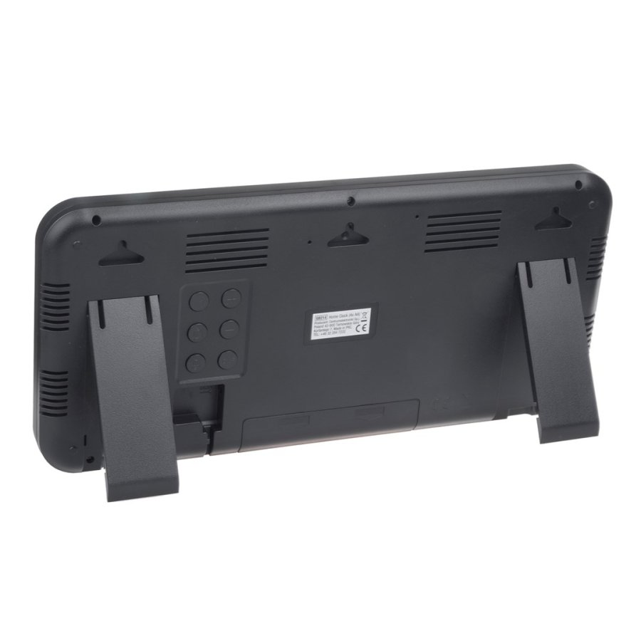 Stort digitalt vgur fritstende med temperatursensor 37x17 cm LCD-display Strmadapter og batteridrevet #11
