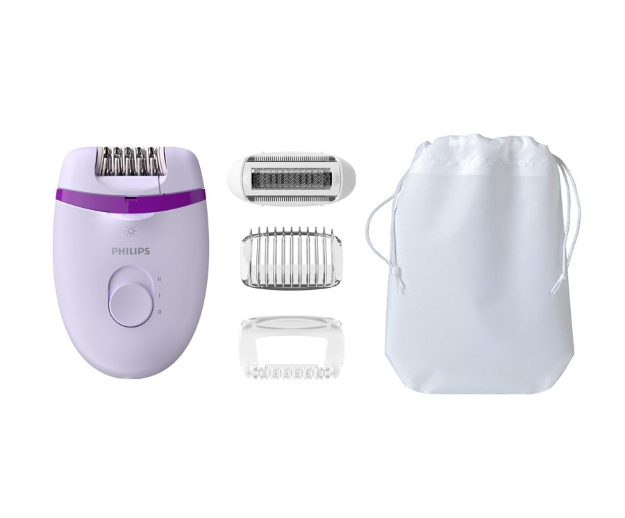 Philips Satinelle Essential Med Opti-light til benene, Kompakt epilator med ledning #1