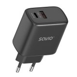 SAVIO LA-06/B USB Quick Charge Power Delivery 3.0 30W Intern oplader #5