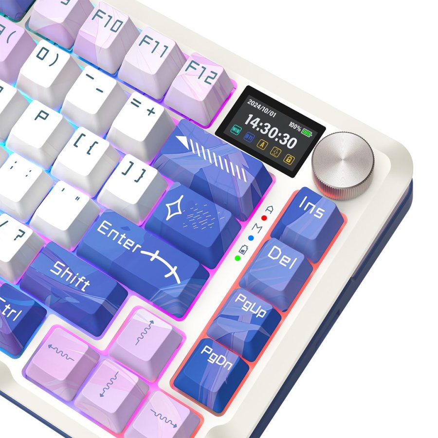 REDRAGON K708AK-RGB-PRO FLEKACT tastatur USB + RF Wireless + Bluetooth Hvid #5