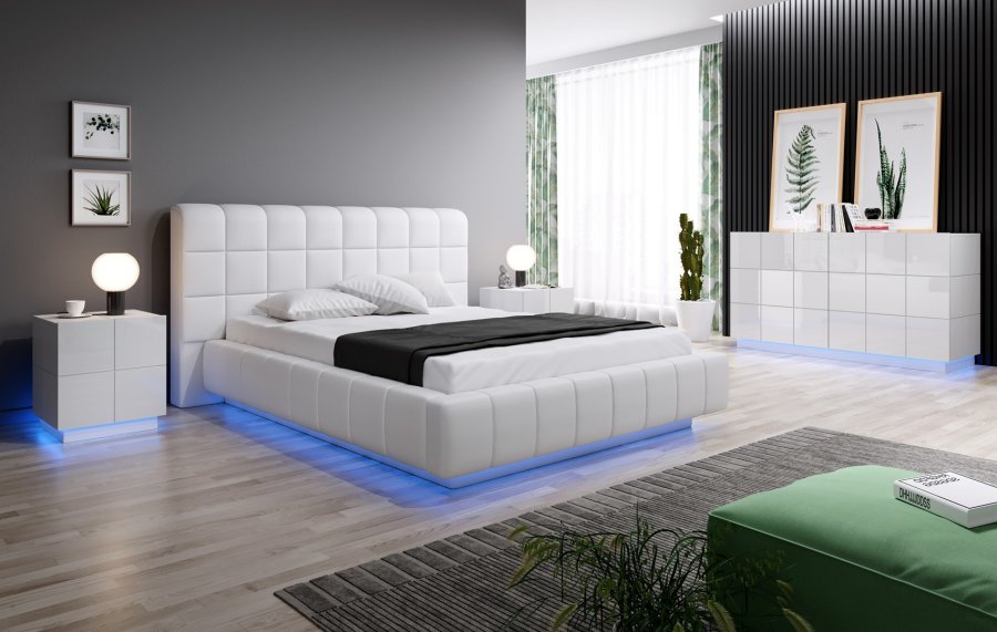 Cama REJA SZF BI sengelampe & sengebord 1 skuffe(r) Hvid #8