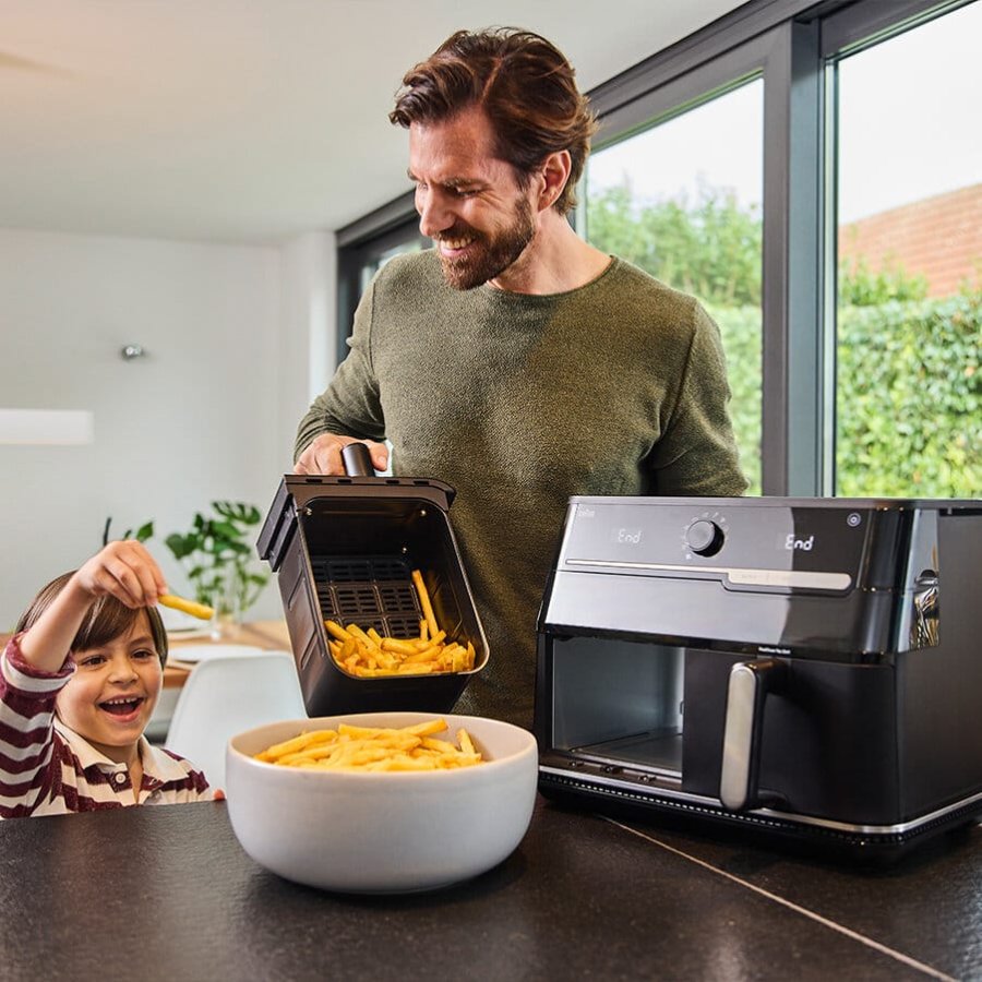 Braun TwinCook 5 Dobbelt 10 L Enkeltst�ende 2800 W Varmluftsteger Sort #7