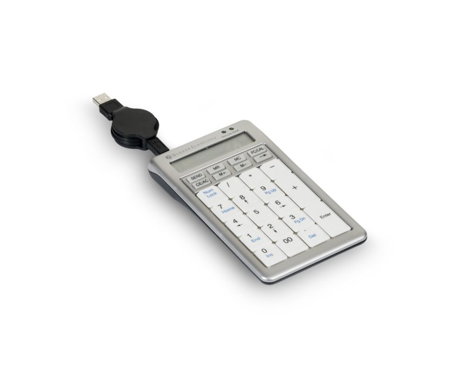 BakkerElkhuizen S-board 840 Numeric numerisk tastatur PC USB Lys gr�, Hvid #2