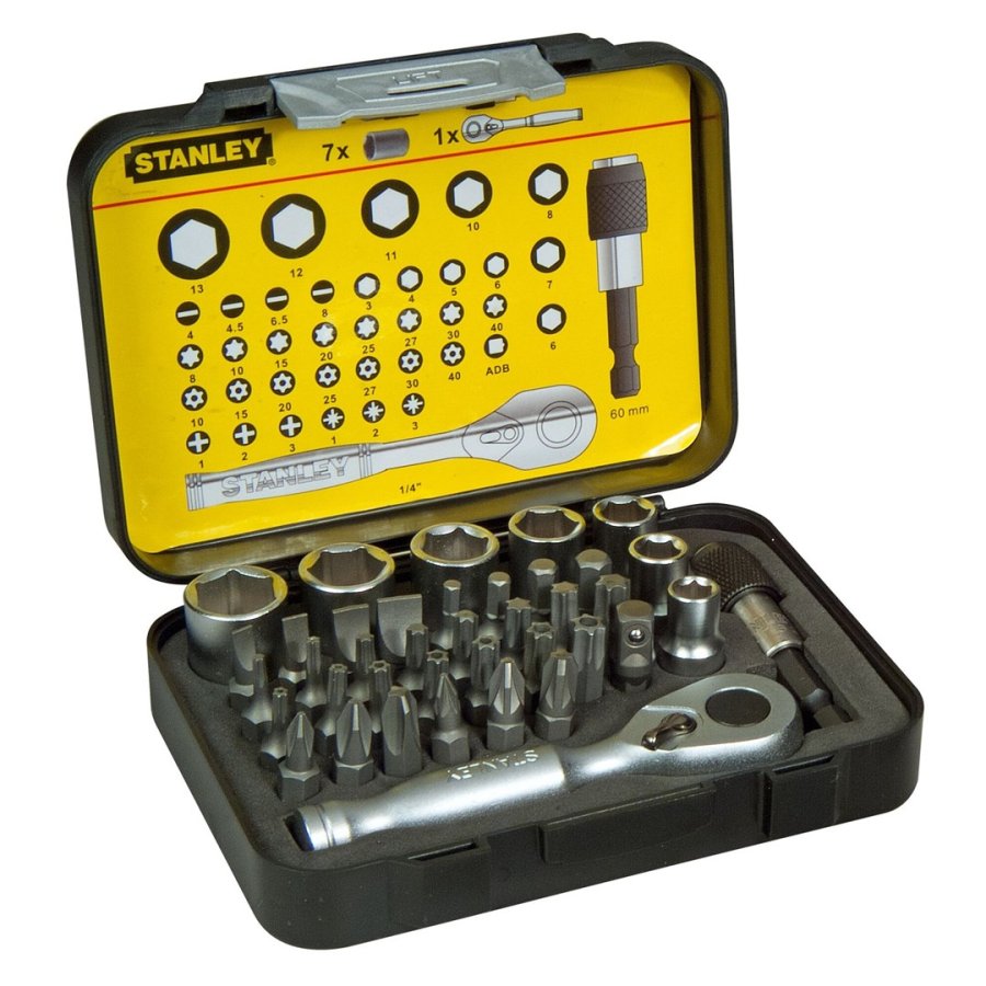 Stanley 1-13-906 skruetr�kker bit 37 stk #1