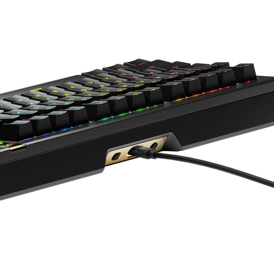 Glorious Gaming GMMK 3 PRO HE 75% Prebuilt tastatur Spil USB QWERTY US engelsk Sort #4