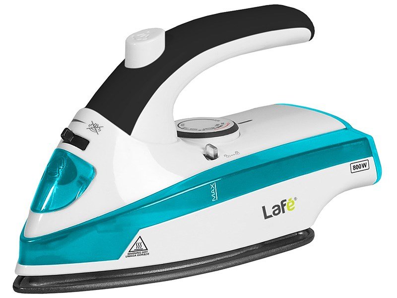 LAFE ZPH-201 Tr strygejern Non-stick bundplade 800 W Bl, Hvid #1