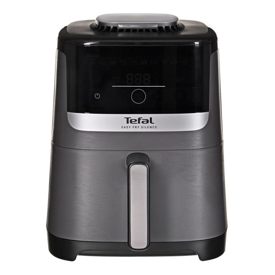 Tefal Easy Fry Silence EY551HE0 frituregryde Enkelt 5 L Enkeltstende Varmluftsteger Sort, Gr, Rustfrit stl #6