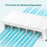 TP-Link LS1005 netv�rksswitch Ikke administreret Fast Ethernet (10/100) Hvid #3