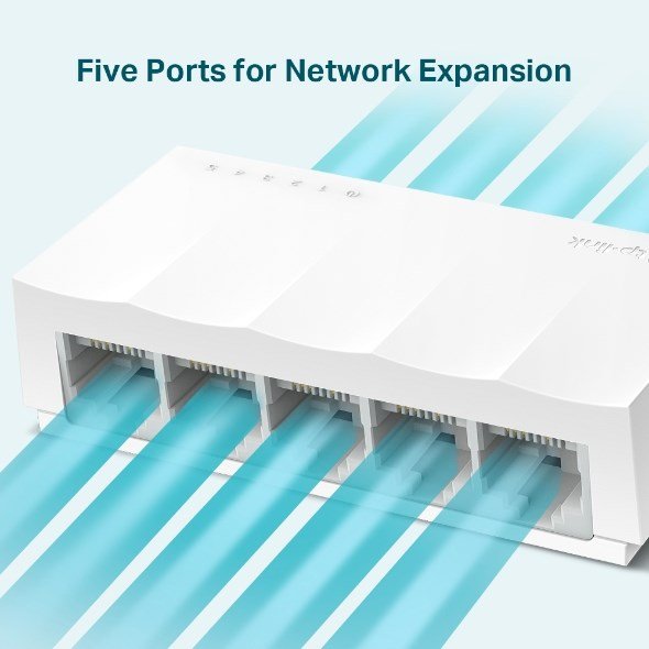 TP-Link LS1005 netv�rksswitch Ikke administreret Fast Ethernet (10/100) Hvid #3