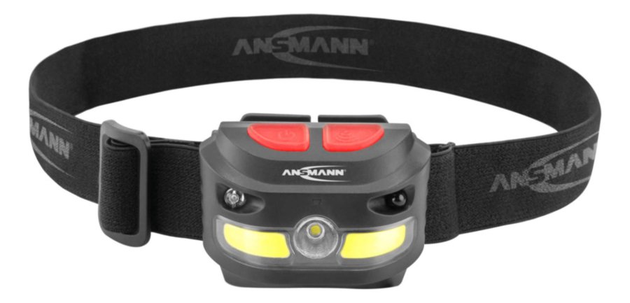 Ansmann HD250RS Sort Hovedbnd lommelygte COB LED #6