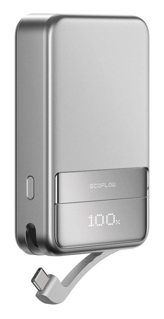 EcoFlow EF-RAPID5000-EU powerbank Lithium-Ion (Li-Ion) 5000 mAh Trdls opladning Slv #1