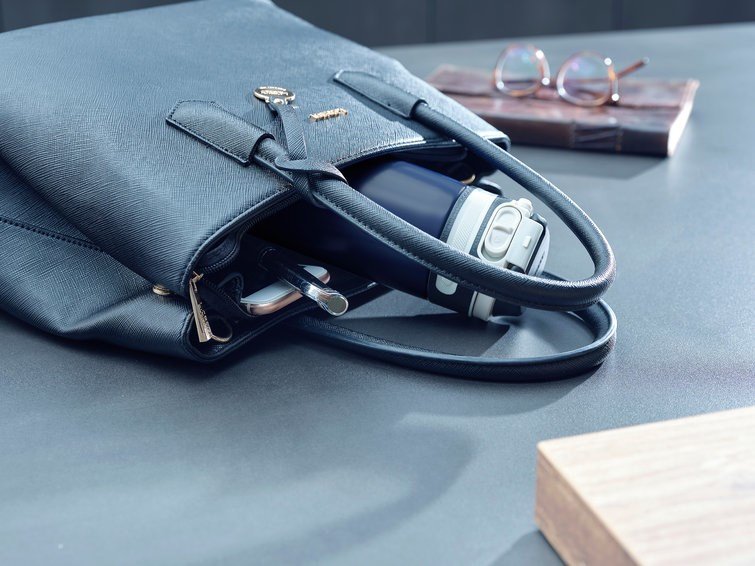 Leifheit 03247 rejsekrus 350 ml Sort, Bl� Rustfrit st�l #9