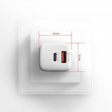 Axagon ACU-PQ20W oplader til mobil enhed Universel Hvid Vekselstrm Hurtig opladning Indendrs #9