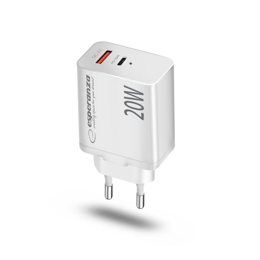Esperanza EZC105W netoplader 20W Hvid #3