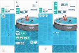 Bestway Fast Set 57313 swimmingpool til over jorden Indrammet pool Rund 9677 L Gr� #10