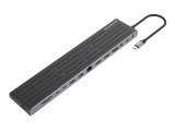 Conceptronic DONN32B dockingstation Ledningsf�rt USB 3.2 Gen 1 (3.1 Gen 1) Type-C Gr�, S�lv #3