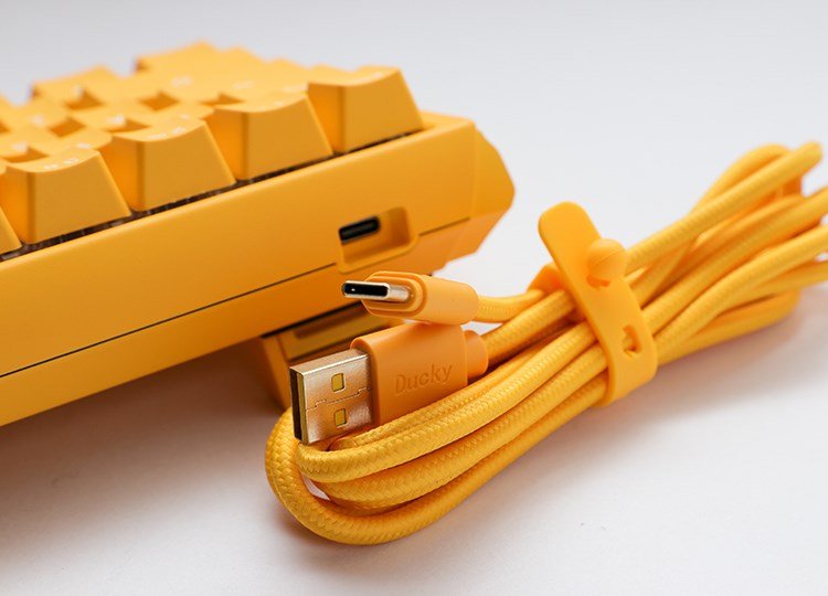 Ducky One 3 Yellow SF tastatur Spil USB QWERTY US engelsk Gul #4