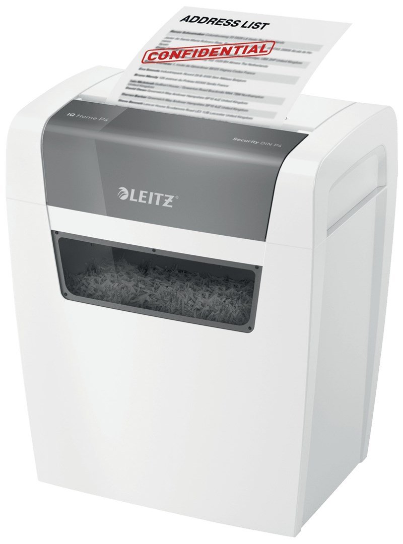 Leitz IQ Home Shredder, P4, 6 ark, 15 l beholder #3