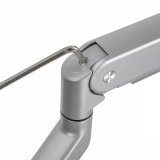 Ergo Office Aluminium Monitor Mount with Gas Spring, Double Arm, VESA 75x75/100x100, 17
