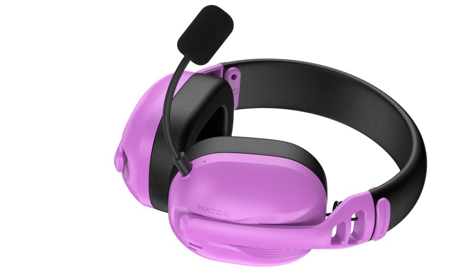HATOR Hyperpunk 3 Wireless Headset Kabel & tr�dl�s Spil USB Type-C / USB Type-A Bluetooth Violet #6
