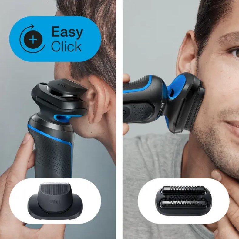 Braun Series 5 51-B1820s Folie shaver Sort, Bl� #6