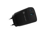 NATEC RIBERA GAN OPLADER 1X USB-A + 1X USB-C 30W SORT #1