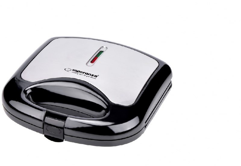Esperanza ASIAGO sandwichtoaster 1000 W Sort, Hvid #1