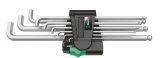 Wera 950/9 Hex-Plus 4 Vinkelnglest, metrisk, stelforkromet #1