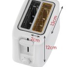 Adler AD 3223 brdrister 6 2 skive(r) 750 W Hvid #11