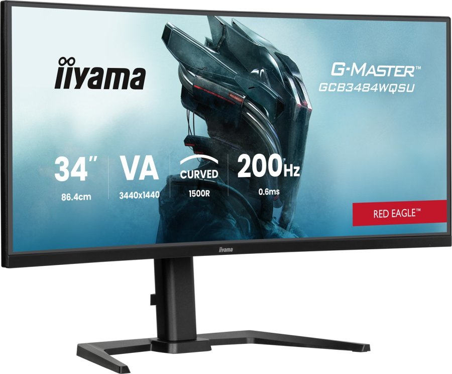 iiyama G-MASTER GCB3484WQSU-B2 34IN PRO-GAMING 0.4MS VA LCD 3440X144 computersk�rm 86,4 cm (34