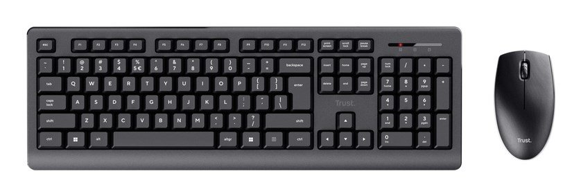 Trust Primo tastatur Mus inkluderet Universel RF trdlst QWERTY US engelsk Sort #4