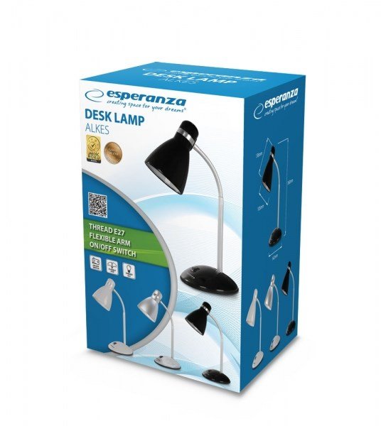 Esperanza ELD113S bordlampe E27 12 W LED Slv #3